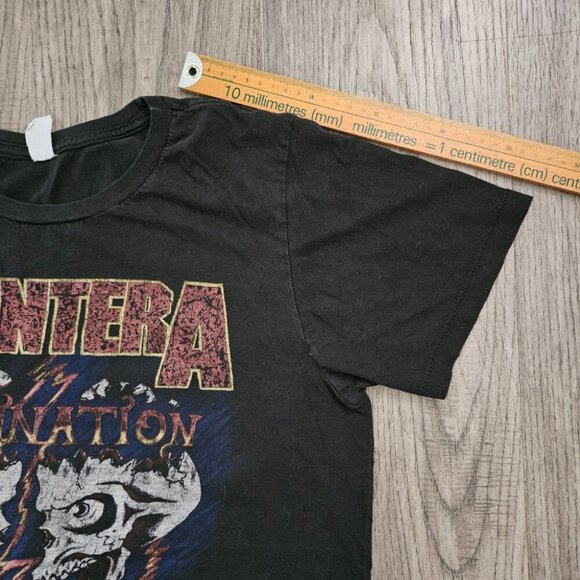 Pantera Domination Band T-Shirt Black Graphic Metal Tee – Unisex Medium - Picture 5 of 8